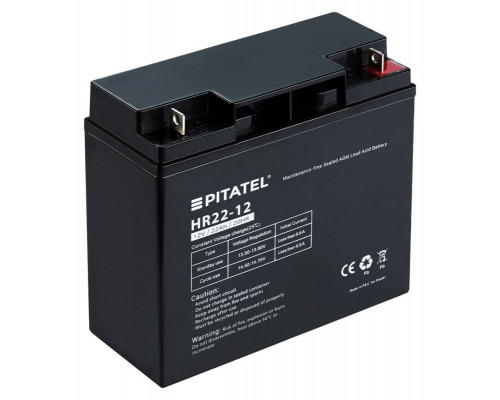 Аккумулятор Pitatel HR22-12, 12V 22Ah