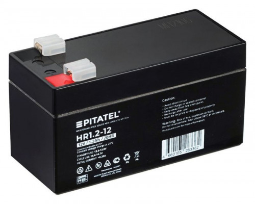 Аккумулятор Pitatel HR1.2-12, 12V 1.2Ah